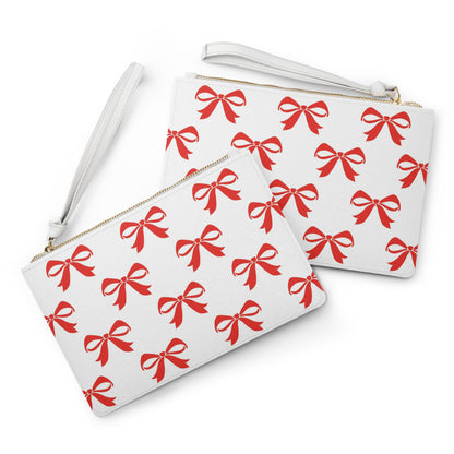 Clutch Bag Girlie Bow Red