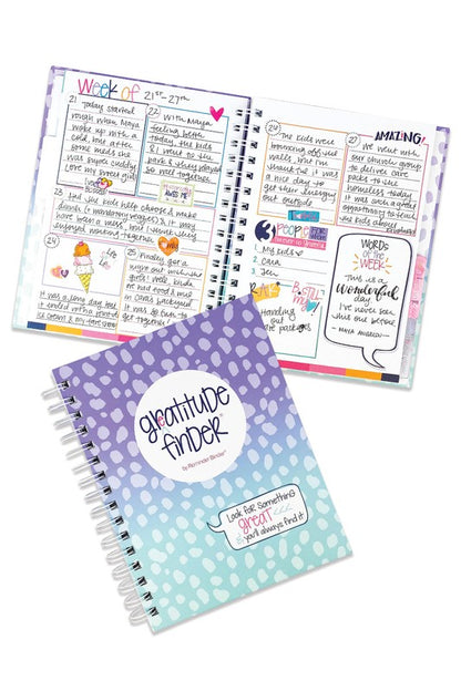 Gratitude Journal with Stickers Non-Dated 52-Week