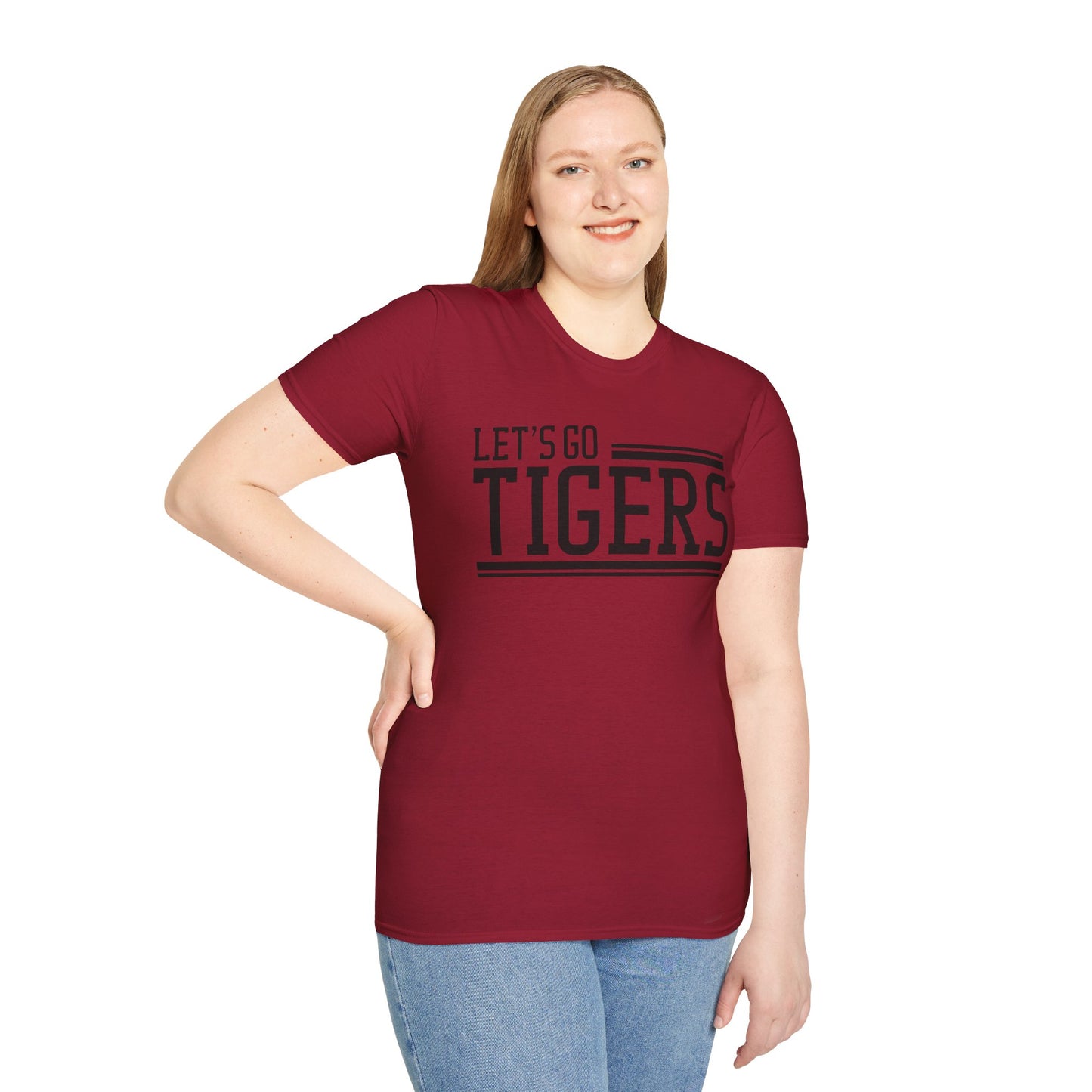 Lets Go Tigers Unisex Softstyle T-Shirt