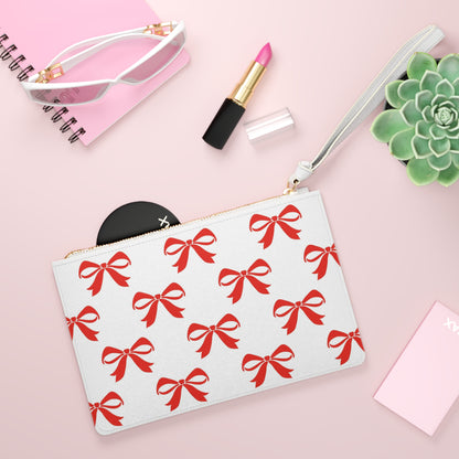 Clutch Bag Girlie Bow Red