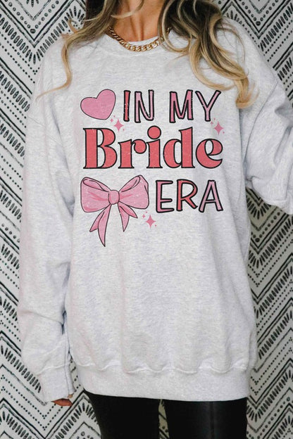 IN MY BRIDE ERA WITH BOW Graphic Sweatshirt