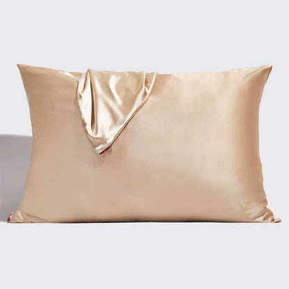 Holiday Satin Standard Pillowcase 2pc Set - Champagne - Southern Chic Magnolias, LLC