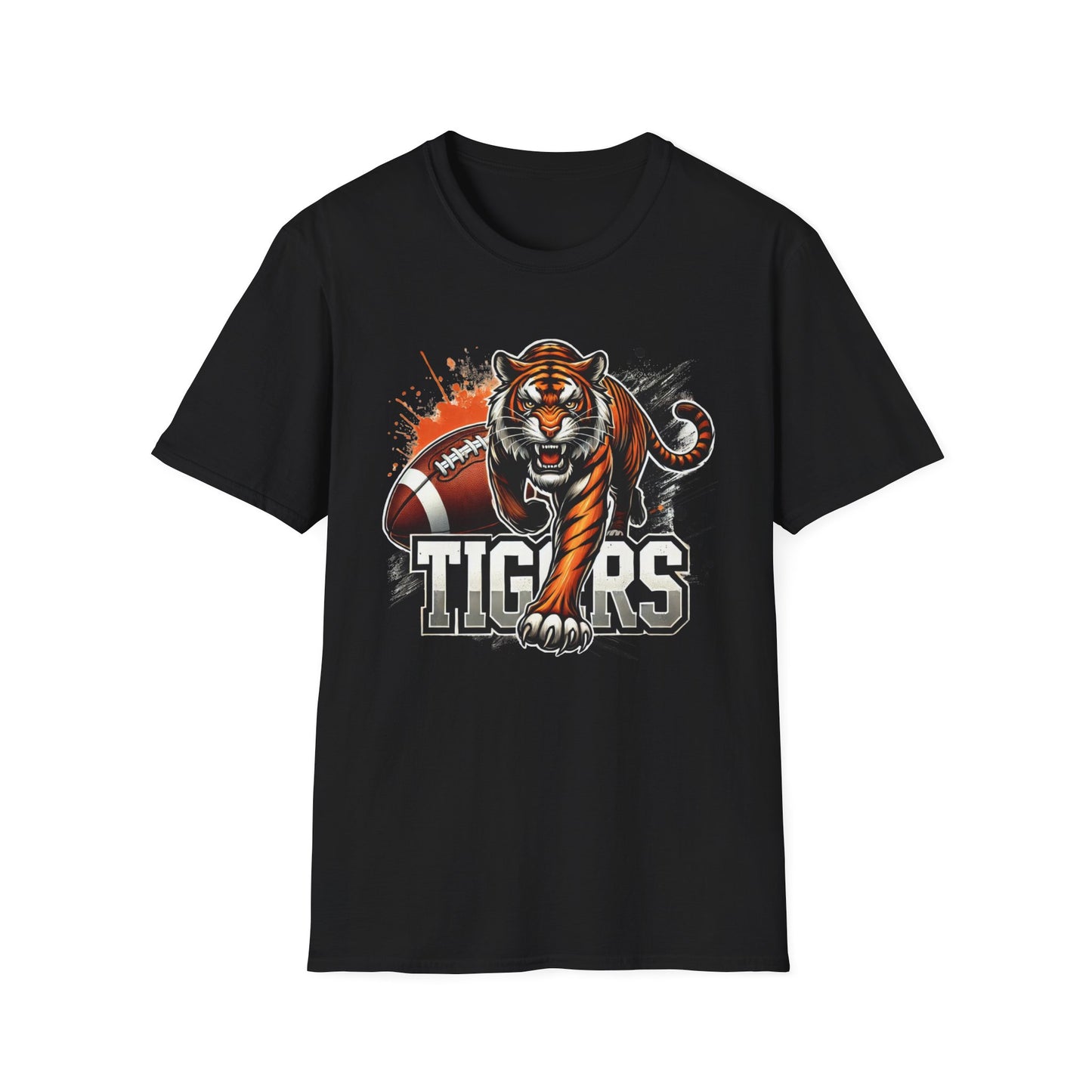 Tigers Football Unisex Softstyle T-Shirt
