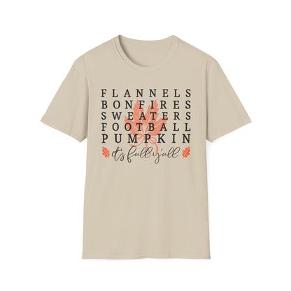 It's Fall Unisex Softstyle T-Shirt