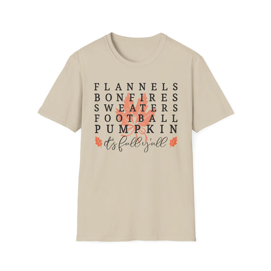 It's Fall Unisex Softstyle T-Shirt