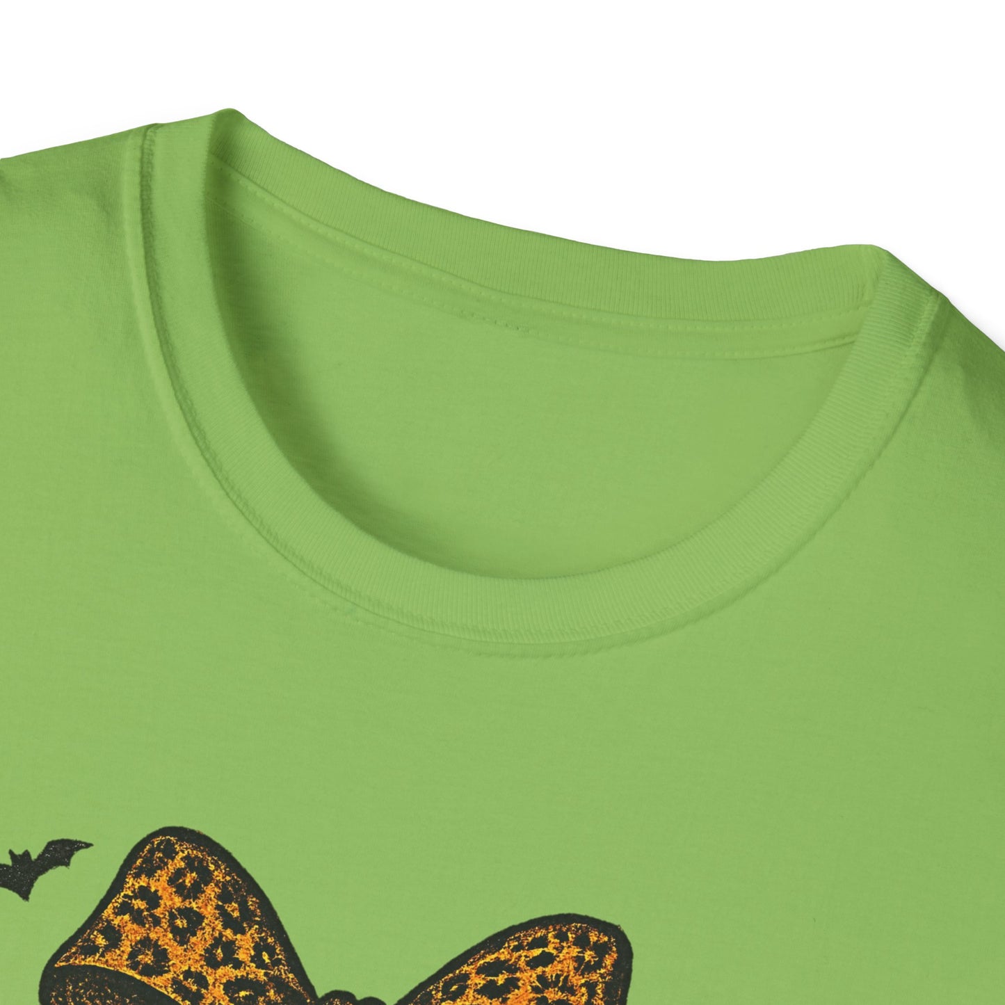 Leopard Bow Pumpkins Unisex Softstyle T-Shirt