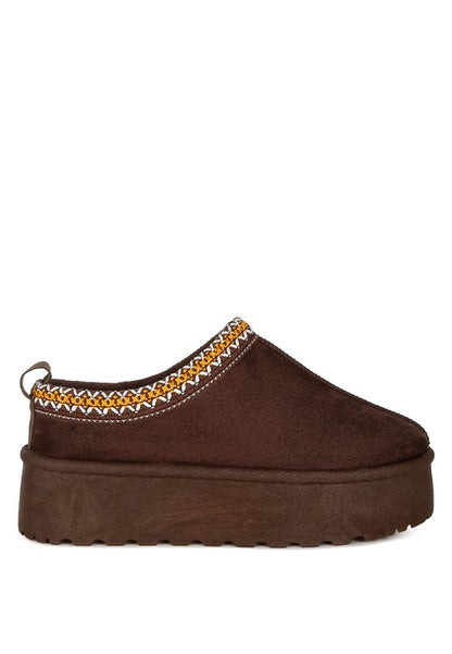 Jesters Embroidered Platform Classic Slip-On