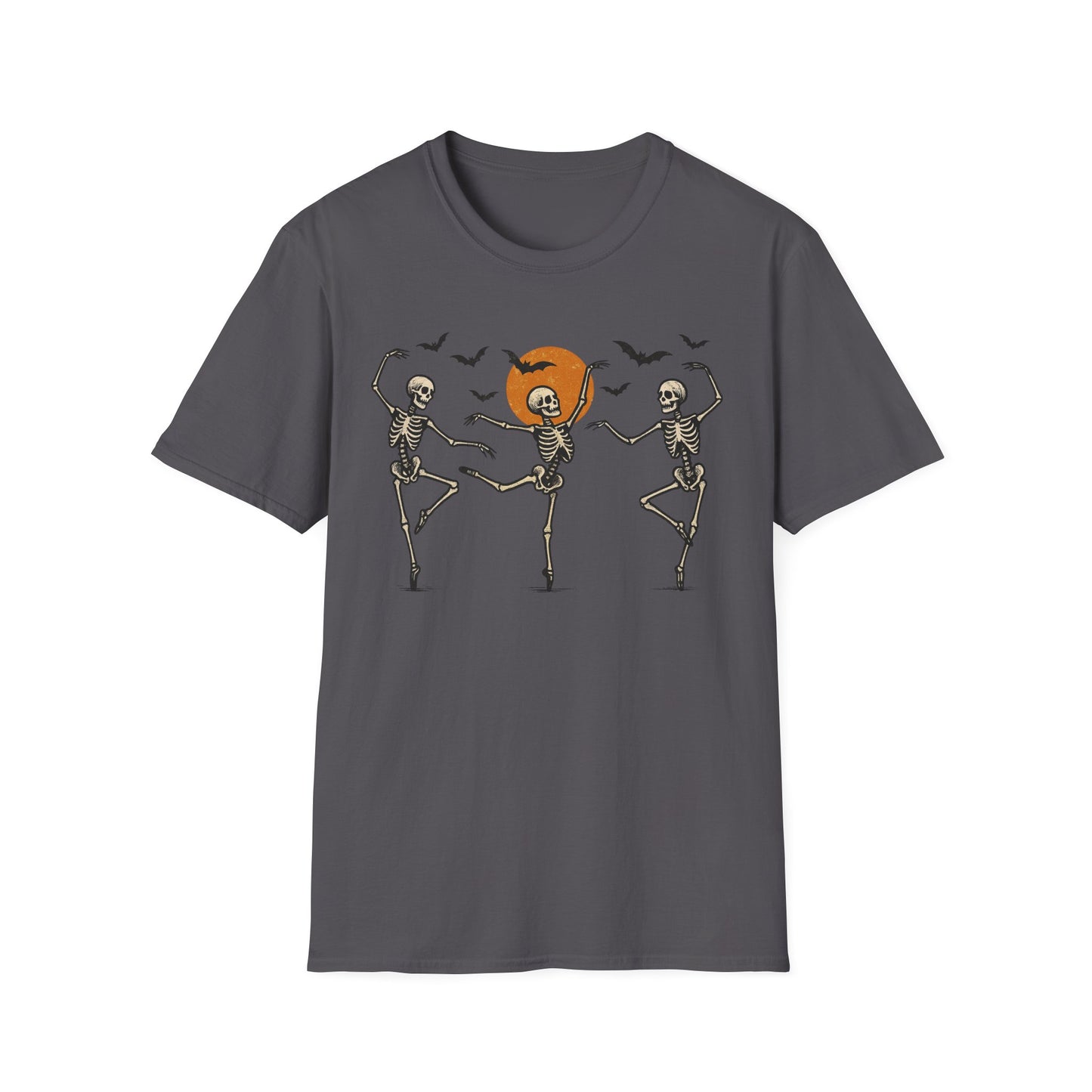 Dancing Skeletons Unisex Softstyle T-Shirt