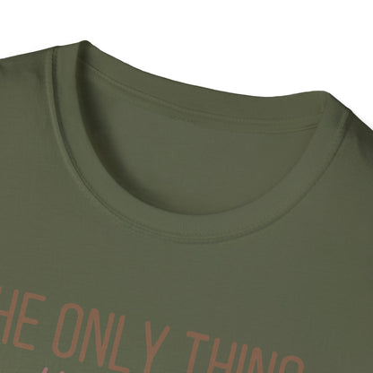 Only Thing Getting Lit Unisex Softstyle T-Shirt