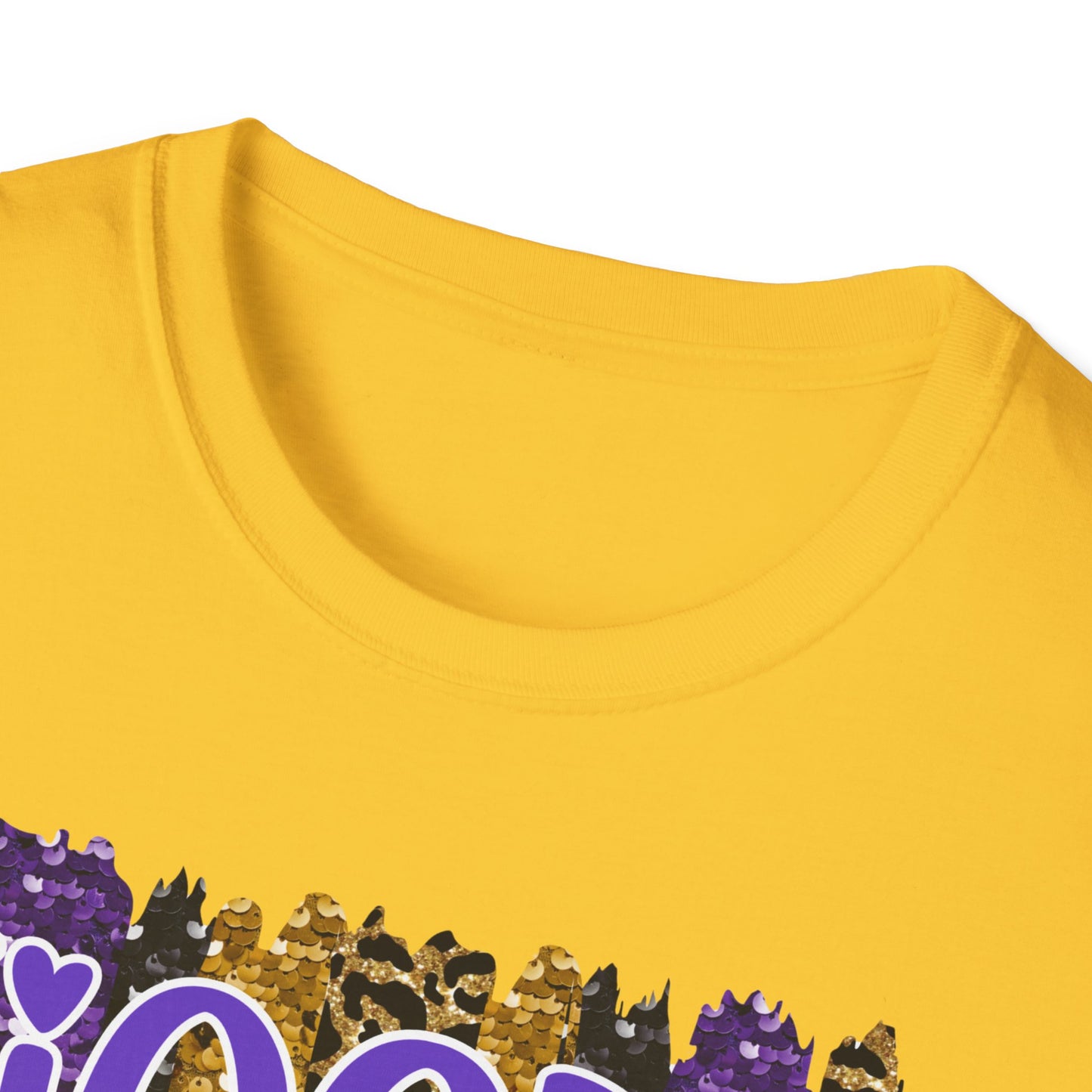 Tigers Brush Bow Unisex Softstyle T-Shirt