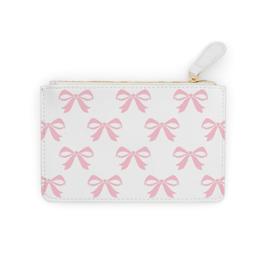 Mini Clutch Bag Girlie Bow Pink