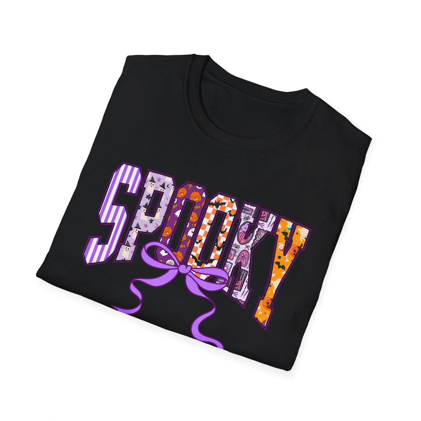 Preppy Spooky Coquette Unisex Softstyle T-Shirt