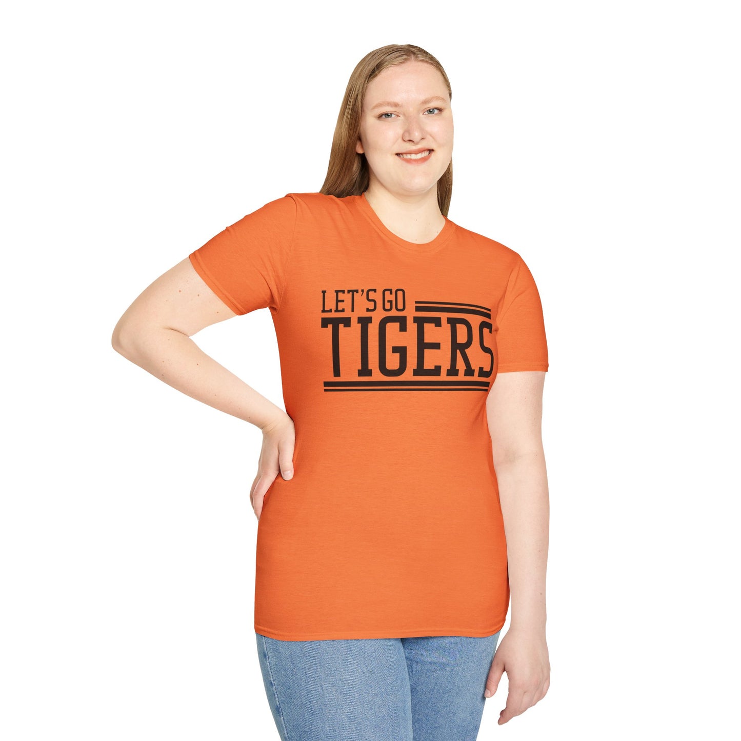 Lets Go Tigers Unisex Softstyle T-Shirt