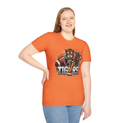 Tigers Football Unisex Softstyle T-Shirt