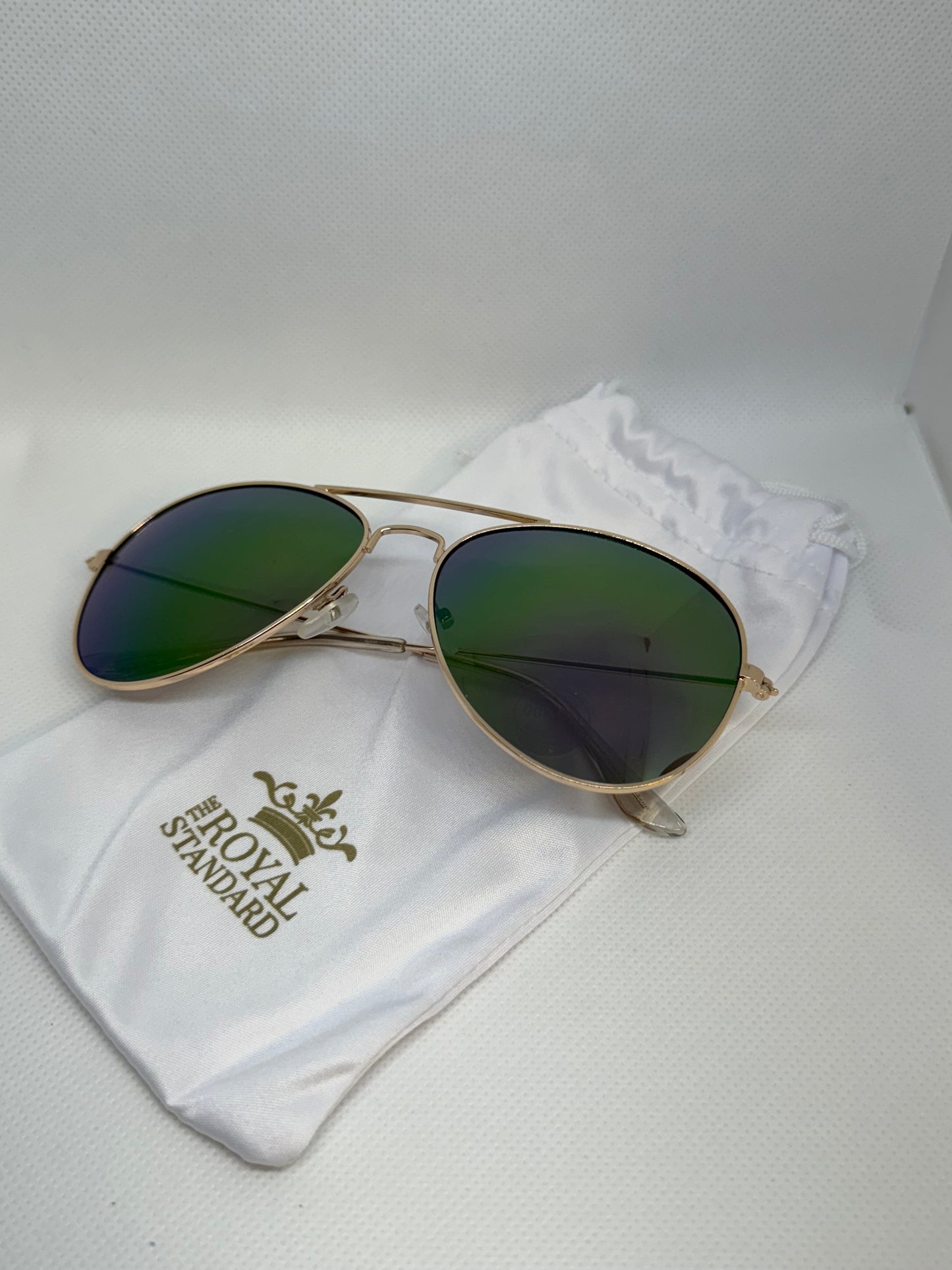 Aviator Blue Green Sunglasses