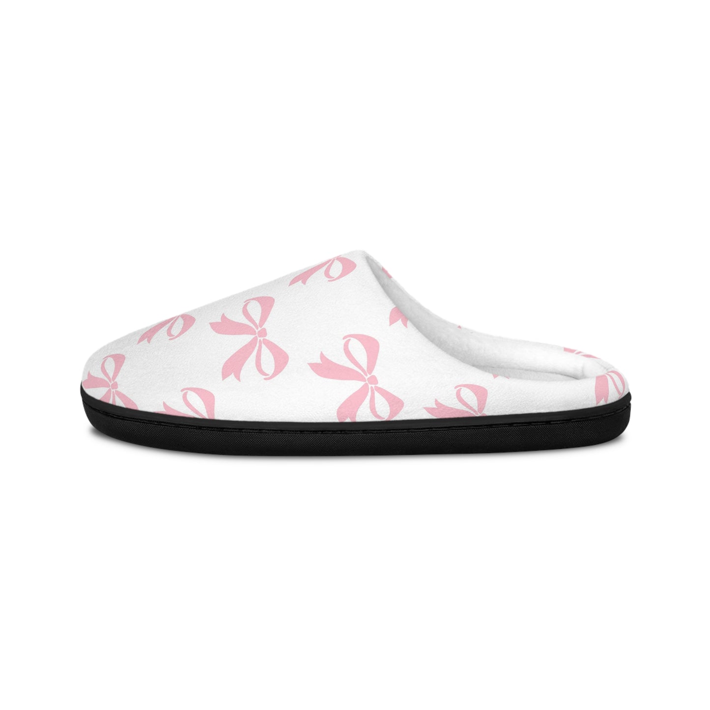 Women's Indoor Slippers Girlie Bow Pink