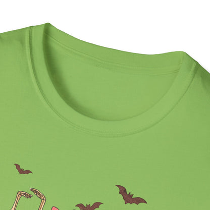 Ballerina Skeleton Unisex Softstyle T-Shirt