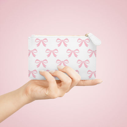 Mini Clutch Bag Girlie Bow Pink