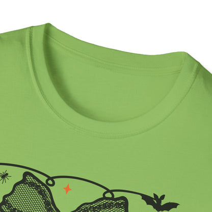 Lace Bow Orange Pumpkin Unisex Softstyle T-Shirt