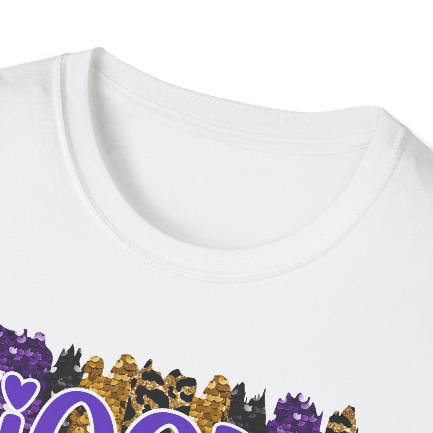 Tigers Brush Bow Unisex Softstyle T-Shirt