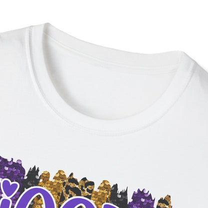 Tigers Brush Bow Unisex Softstyle T-Shirt