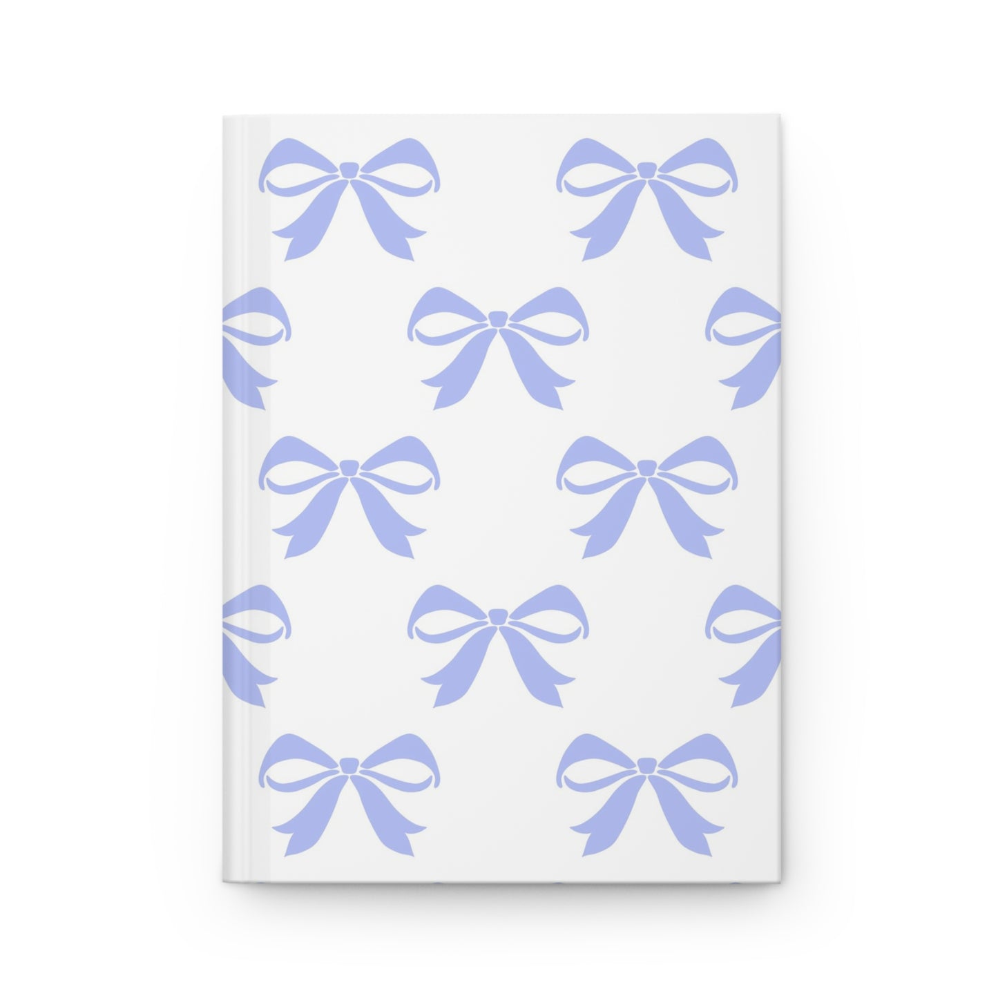Hardcover Journal Matte Girlie Bow Blue