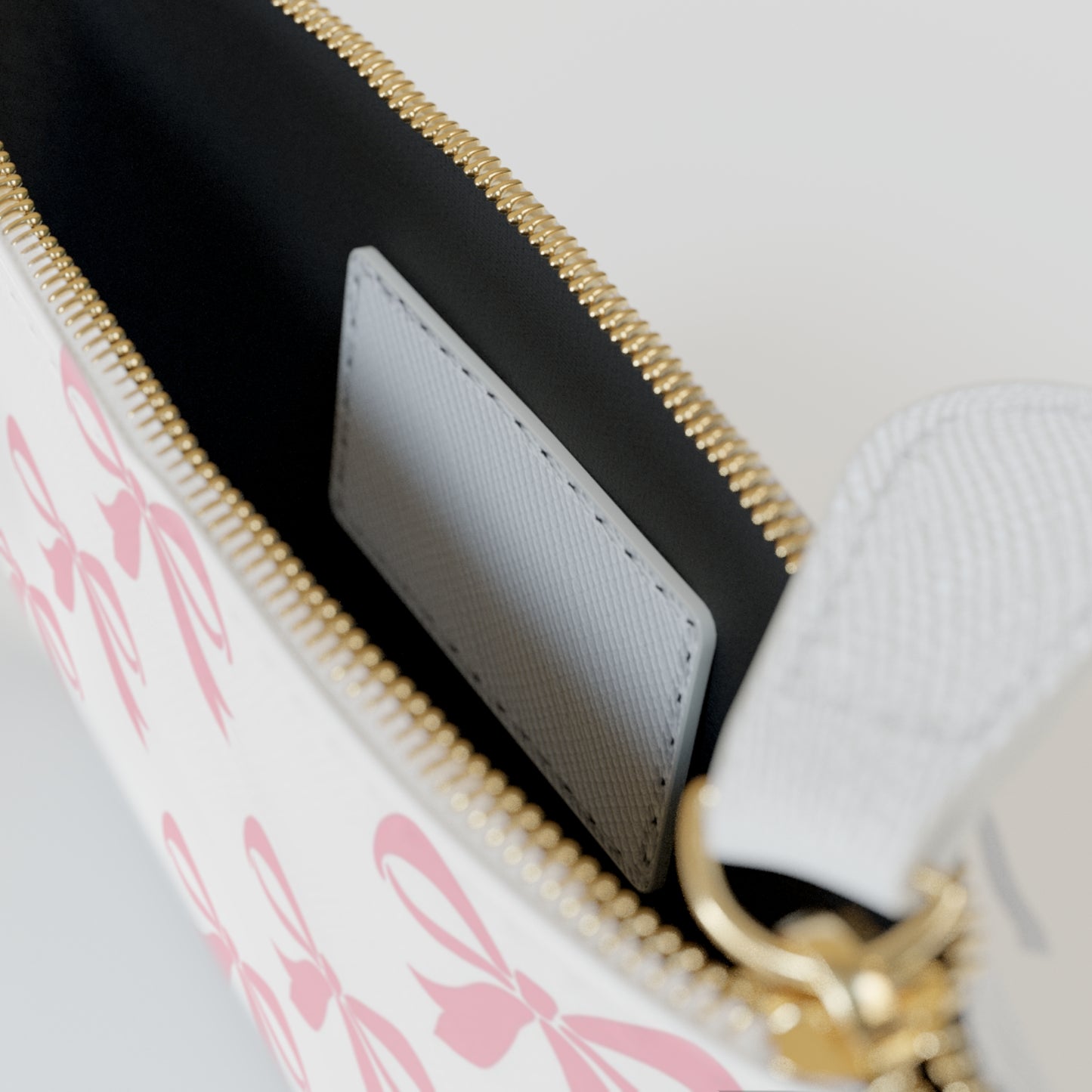 Mini Clutch Bag Girlie Bow Pink