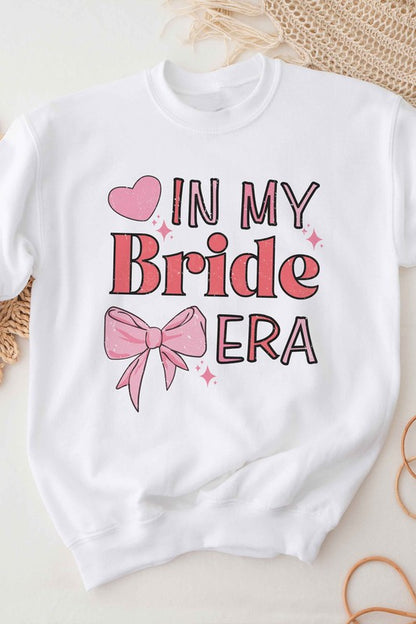 IN MY BRIDE ERA WITH BOW Graphic Sweatshirt