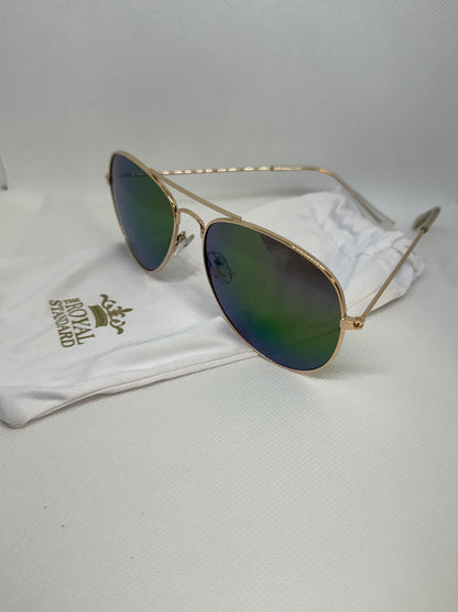 Aviator Blue Green Sunglasses