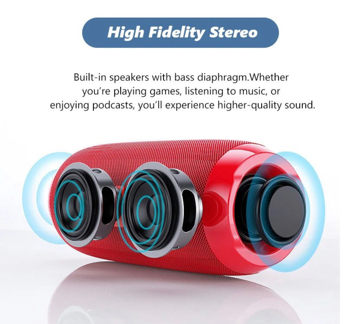 Portable Bluetooth Waterproof Speaker - Southern Chic Magnolias, LLC