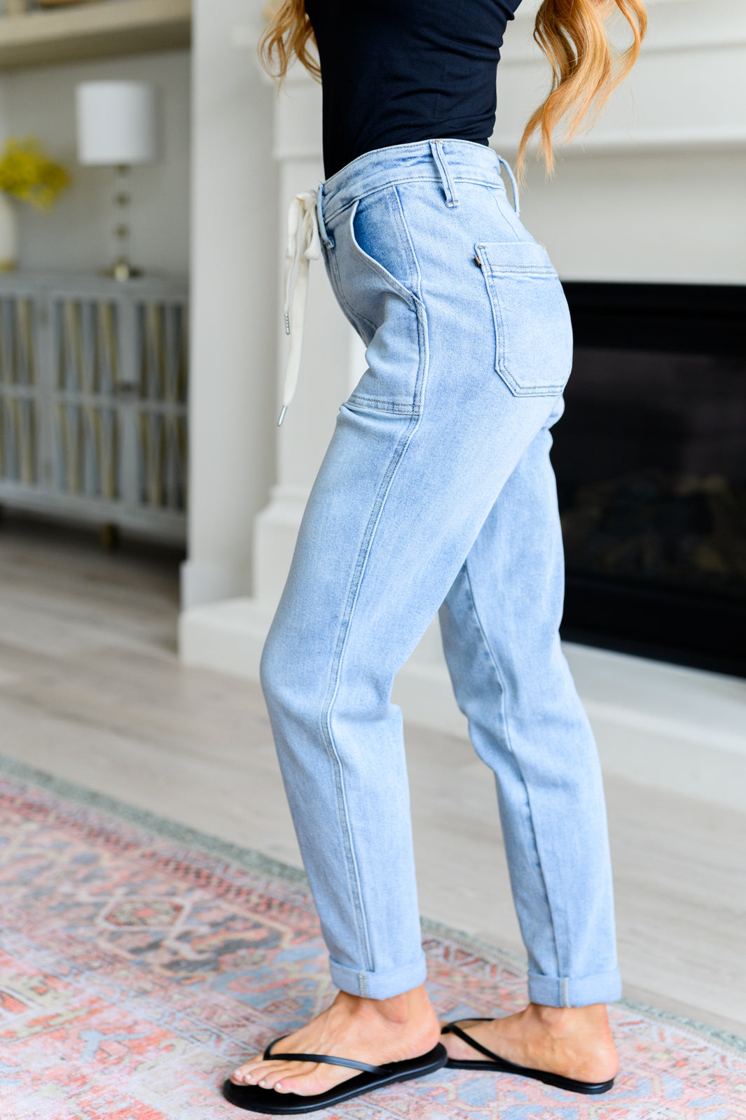 Cooper High Rise Vintage Denim Jogger - Southern Chic Magnolias, LLC