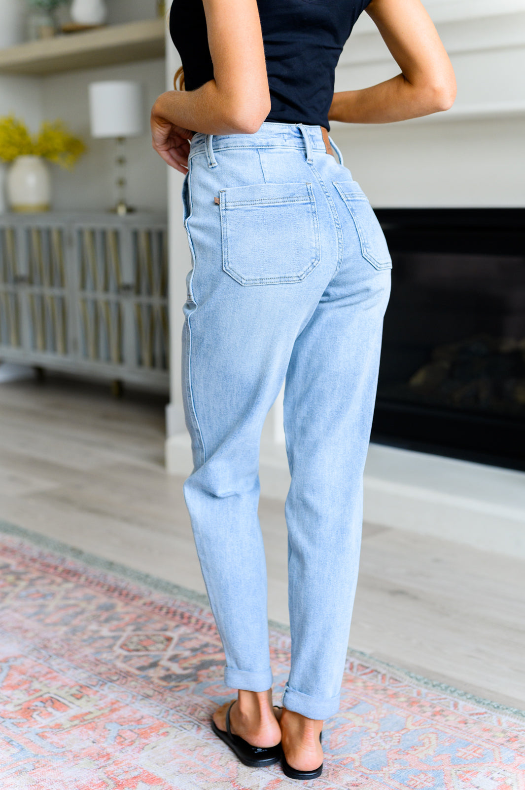 Cooper High Rise Vintage Denim Jogger - Southern Chic Magnolias, LLC