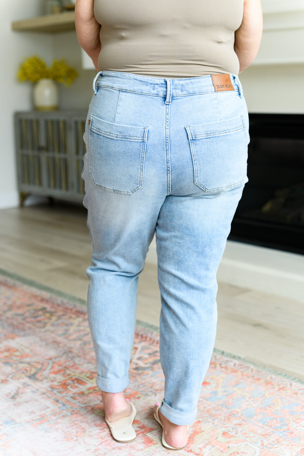 Cooper High Rise Vintage Denim Jogger - Southern Chic Magnolias, LLC