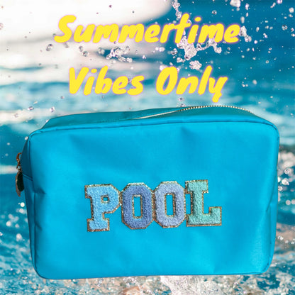 Blue Pool Patch Bag