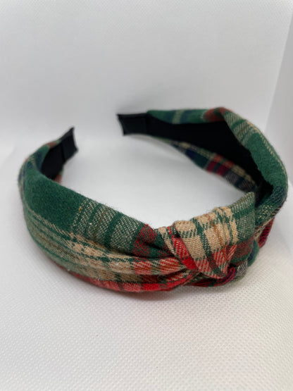 Green Plaid Headband - Southern Chic Magnolias, LLC