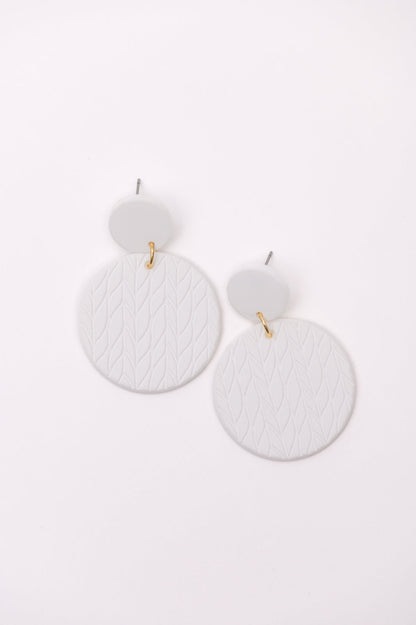 Falling Petals Earrings in Cream - Southern Chic Magnolias, LLC