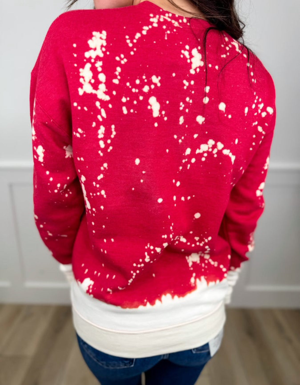 Holly Jolly Bleached Crewneck