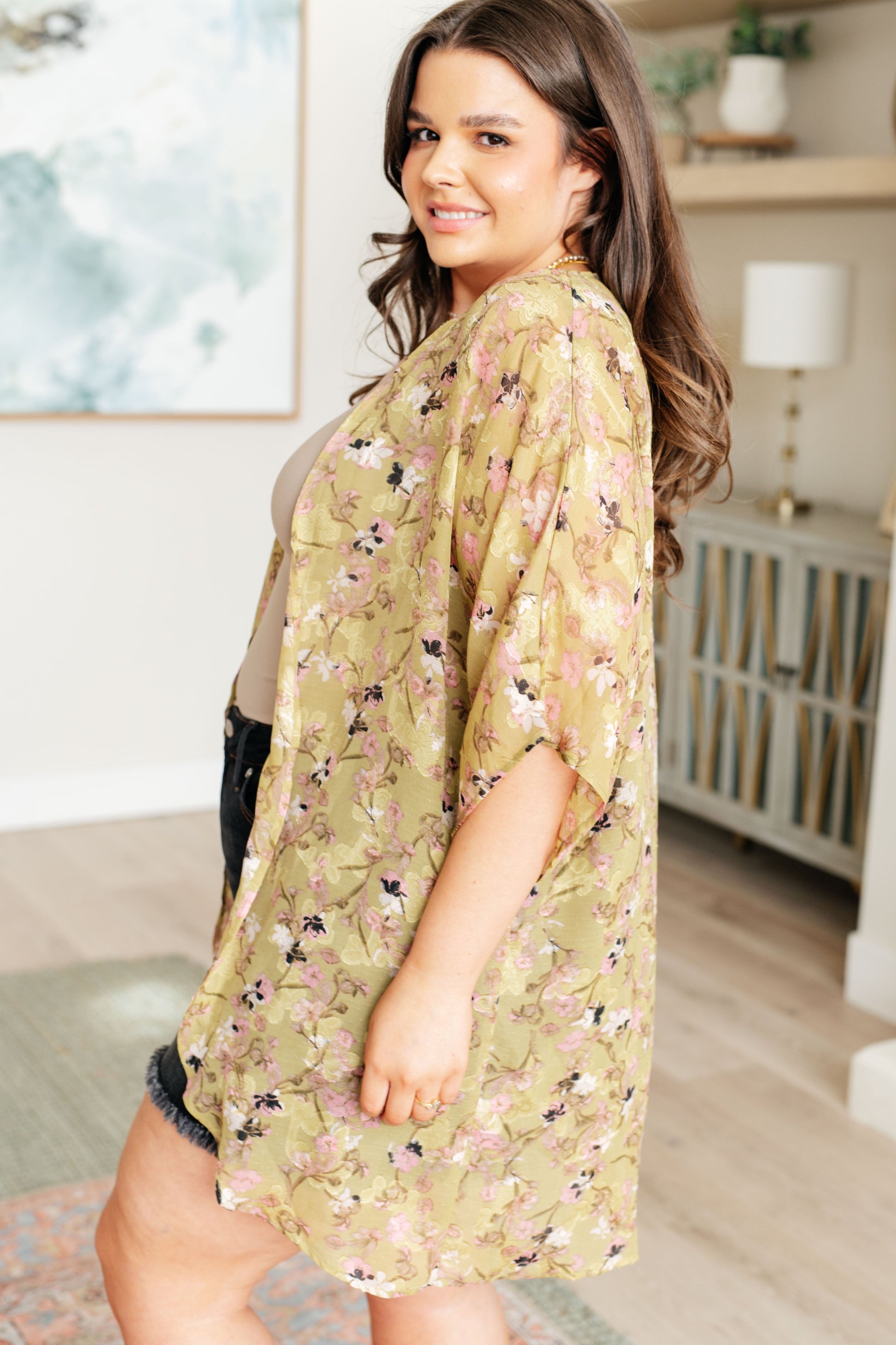 Go Anywhere Floral Kimono - Southern Chic Magnolias, LLC