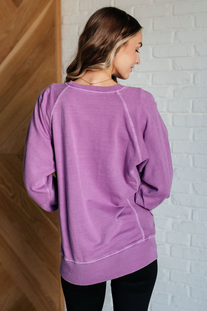 Hands Down Favorite Sweatshirt in Light Plum