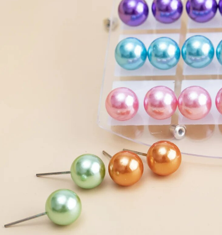 Pearl Stud Earrings - Southern Chic Magnolias, LLC