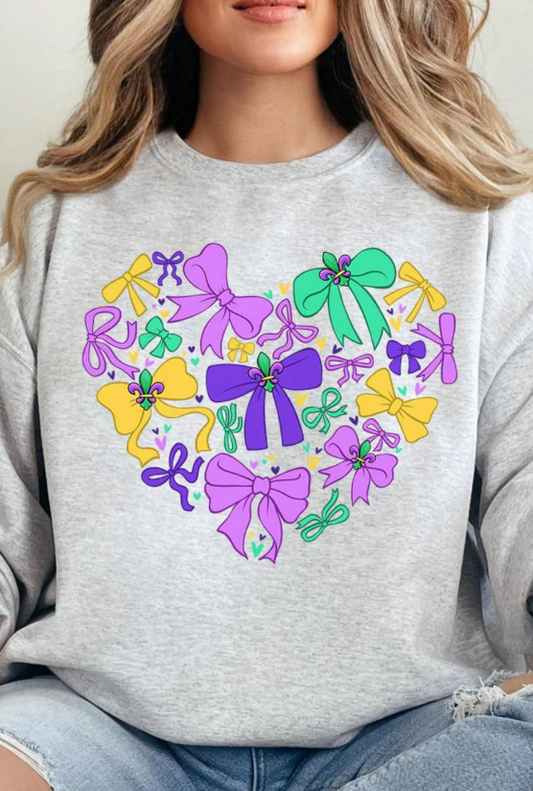 Pre-Order Mardi Magic Bows Heavy-Weight Crew Sweatshirt