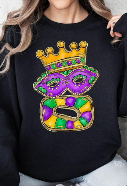 Pre-Order King Cake Queen Heavy-Weight Crew Sweatshirt
