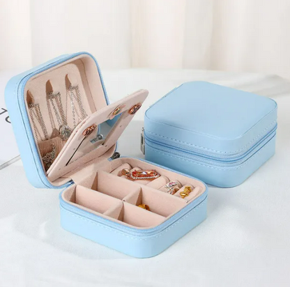 Travel Jewelry Case Box - 3 Color Options