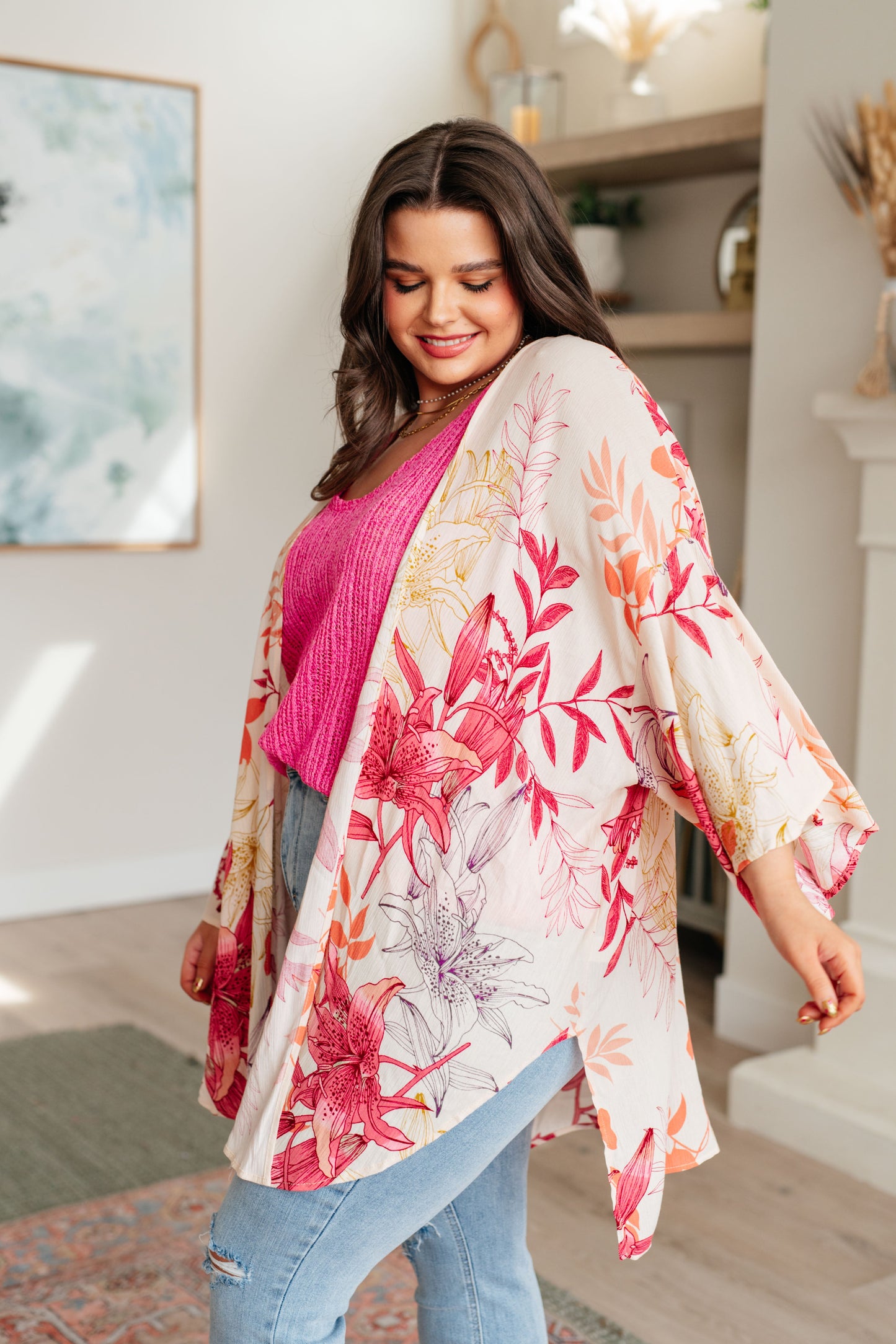 Vacay Season Bell Sleeve Kimono - Southern Chic Magnolias, LLC