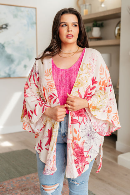 Vacay Season Bell Sleeve Kimono - Southern Chic Magnolias, LLC