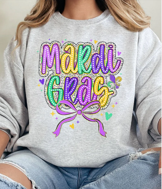 Pre-Order Mardi Gras Masquerade Heavy-weight Crew Sweatshirt