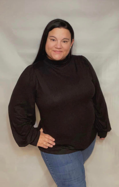 Lightweight Long Sleeve Shirt - Black - Southern Chic Magnolias, LLC