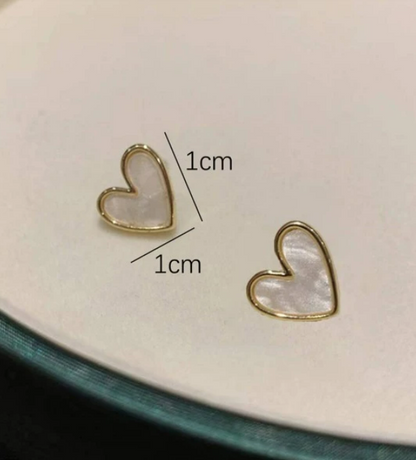 Heart Stud Earrings - Southern Chic Magnolias, LLC