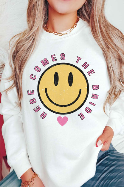 HERE COMES THE BRIDE Graphic Sweatshirt