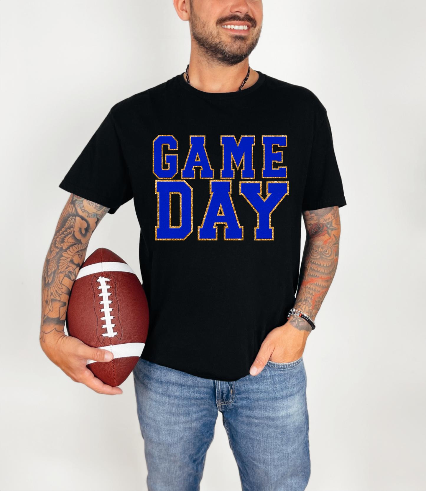 Game Day Black Graphic Tee in Multiple Colors